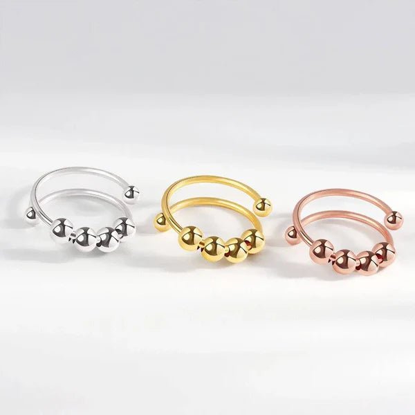 Fidget Beads Ring - Eleni Jewels