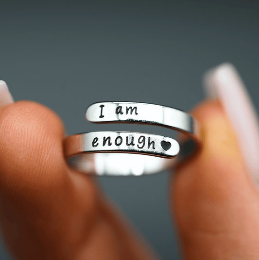 I Am Enough Empowerment Ring - Eleni Jewels