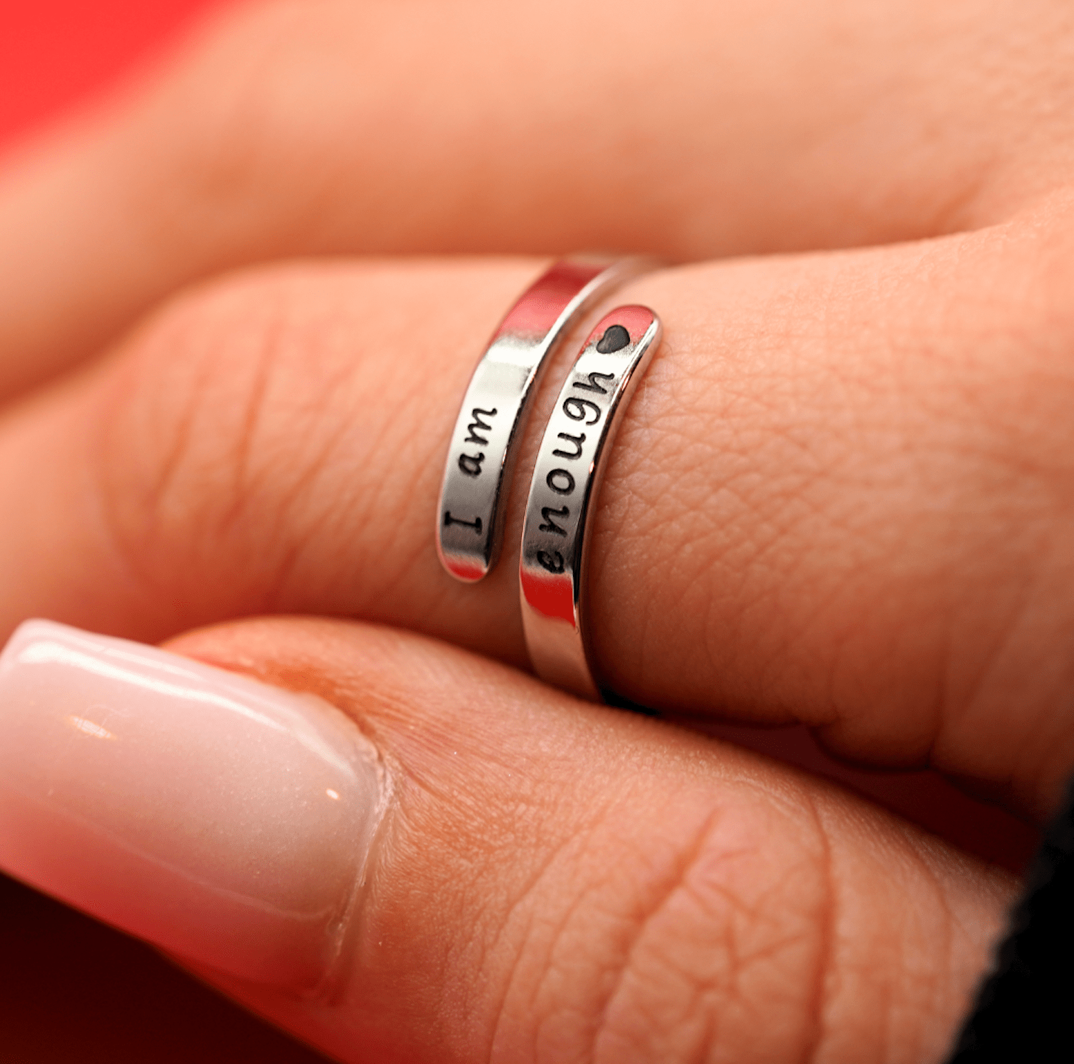 I Am Enough Empowerment Ring - Eleni Jewels