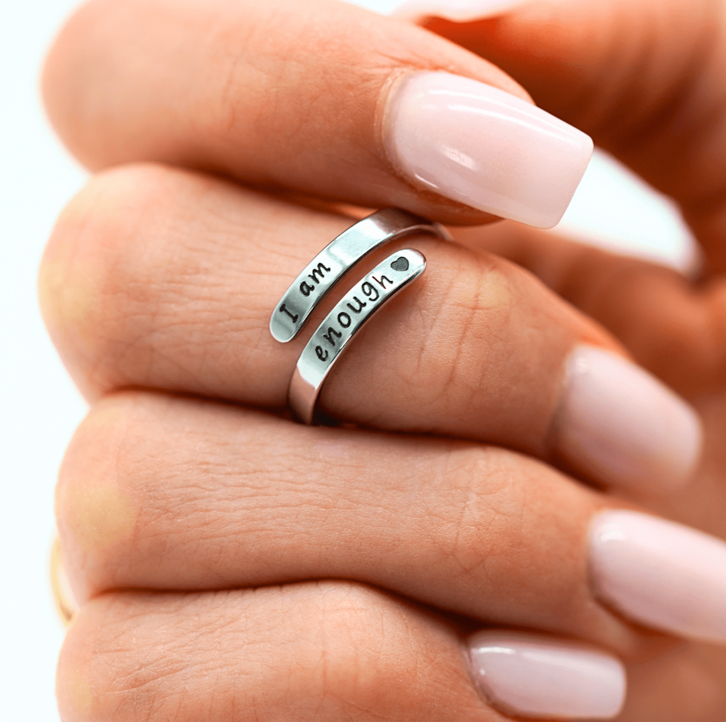 I Am Enough Empowerment Ring - Eleni Jewels