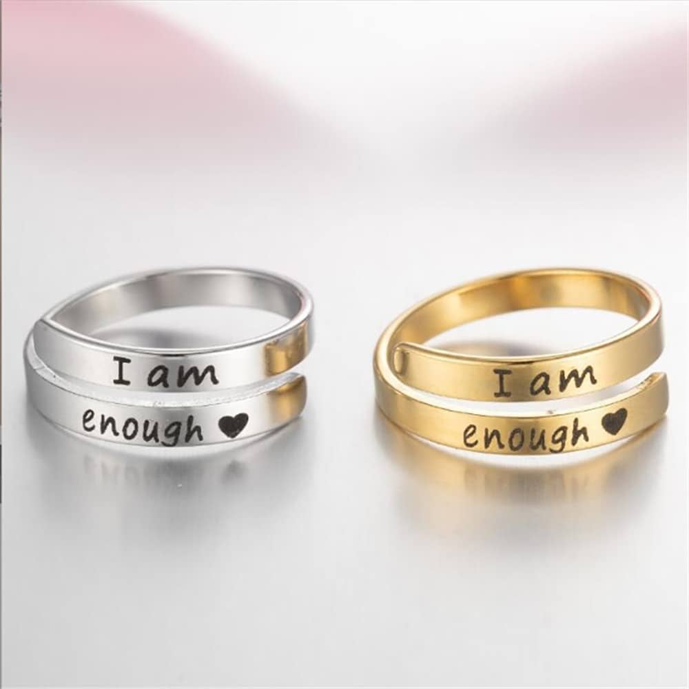 I Am Enough Empowerment Ring - Eleni Jewels